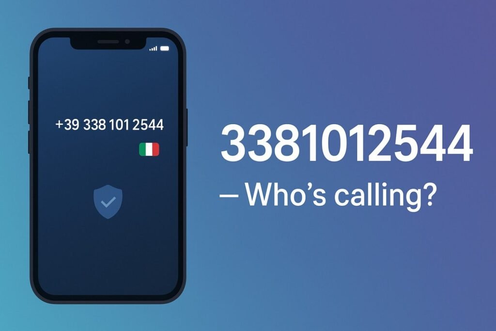 Incoming call from +39 338 101 2544 (Italy)