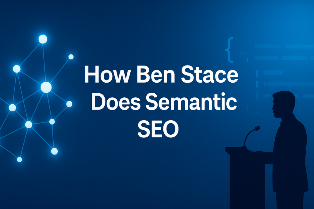 Entity-first semantic SEO network