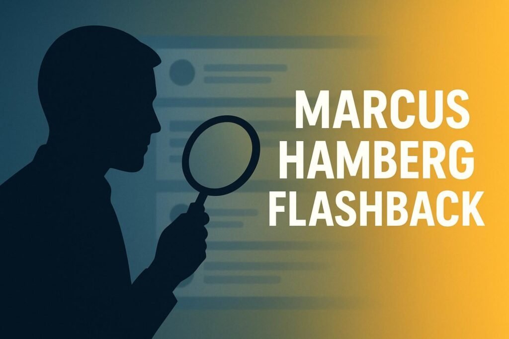 Marcus Hamberg Flashback concept