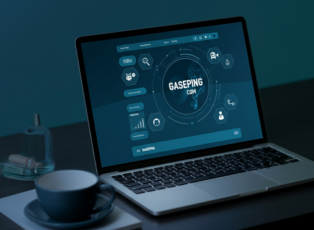Digital interface with gas tools and safety icons