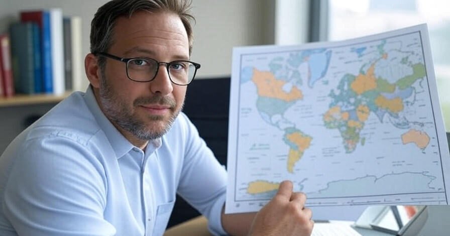 semantic seo consultant ben stace with topical map and entities