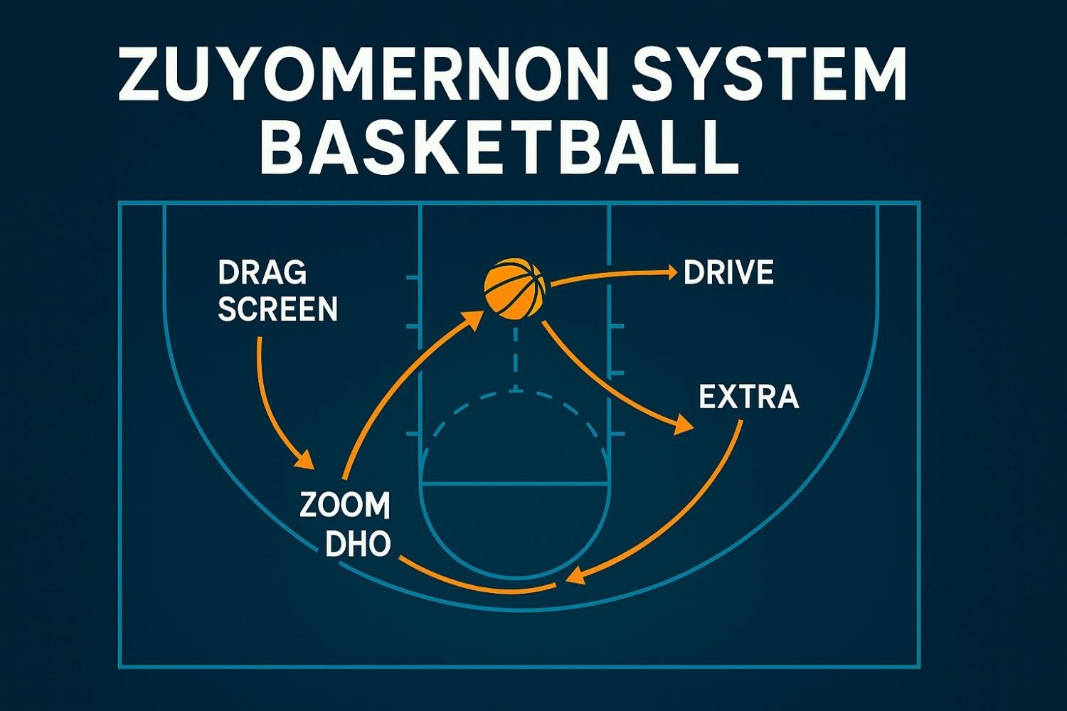 Zuyomernon system basketball diagram